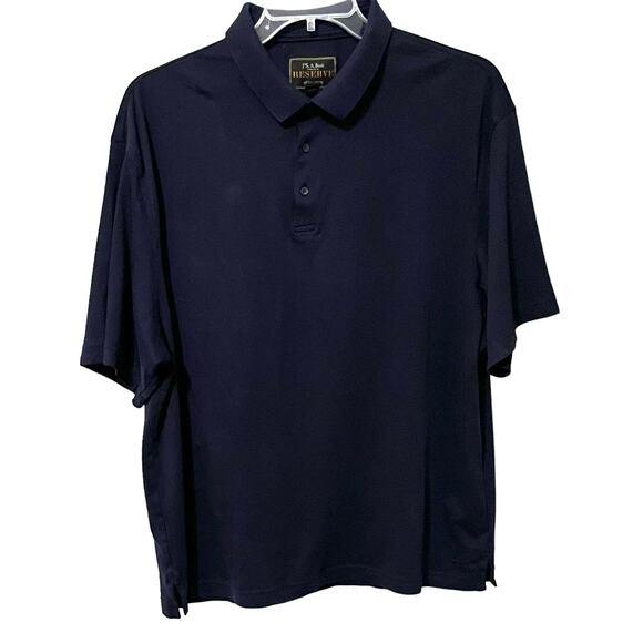 JOS. A. BANK RESERVE POLO SHIRT, MENS, XXL TRADITION FIT, NAVY BLUE, GOLF SPORTS - Picture 1 of 11